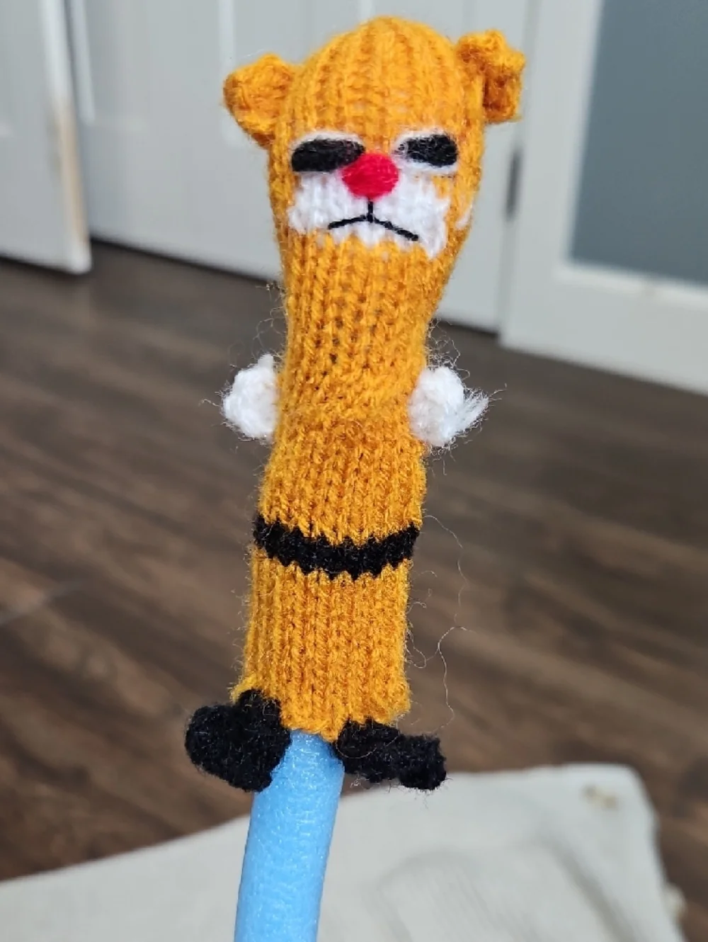 Hand-Knit Animal Finger Puppet Set of 11 Storytelling Toys